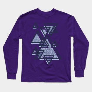 Retro triangles pattern Long Sleeve T-Shirt